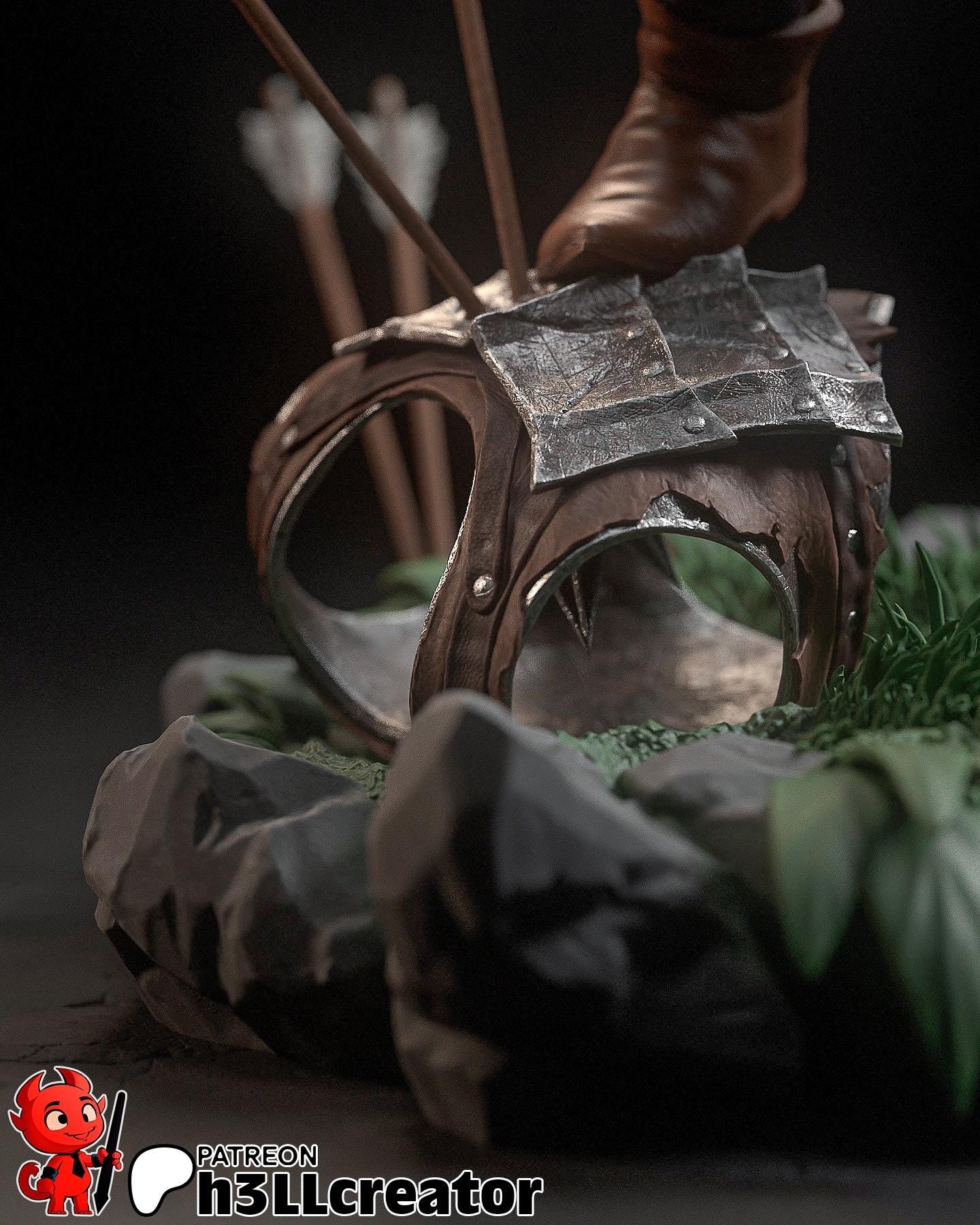 Minsc | Boo | Minsc and Boo | Baulders gate 3 | DnD |Fantasy | Figure | Model | 4k Resolution.