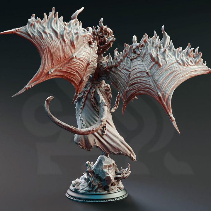 Demon | Hellspawn | Chaos | Mother of Demons | Mother of Chaos | Fantasy | Tabletop | Model | Character | NPC |