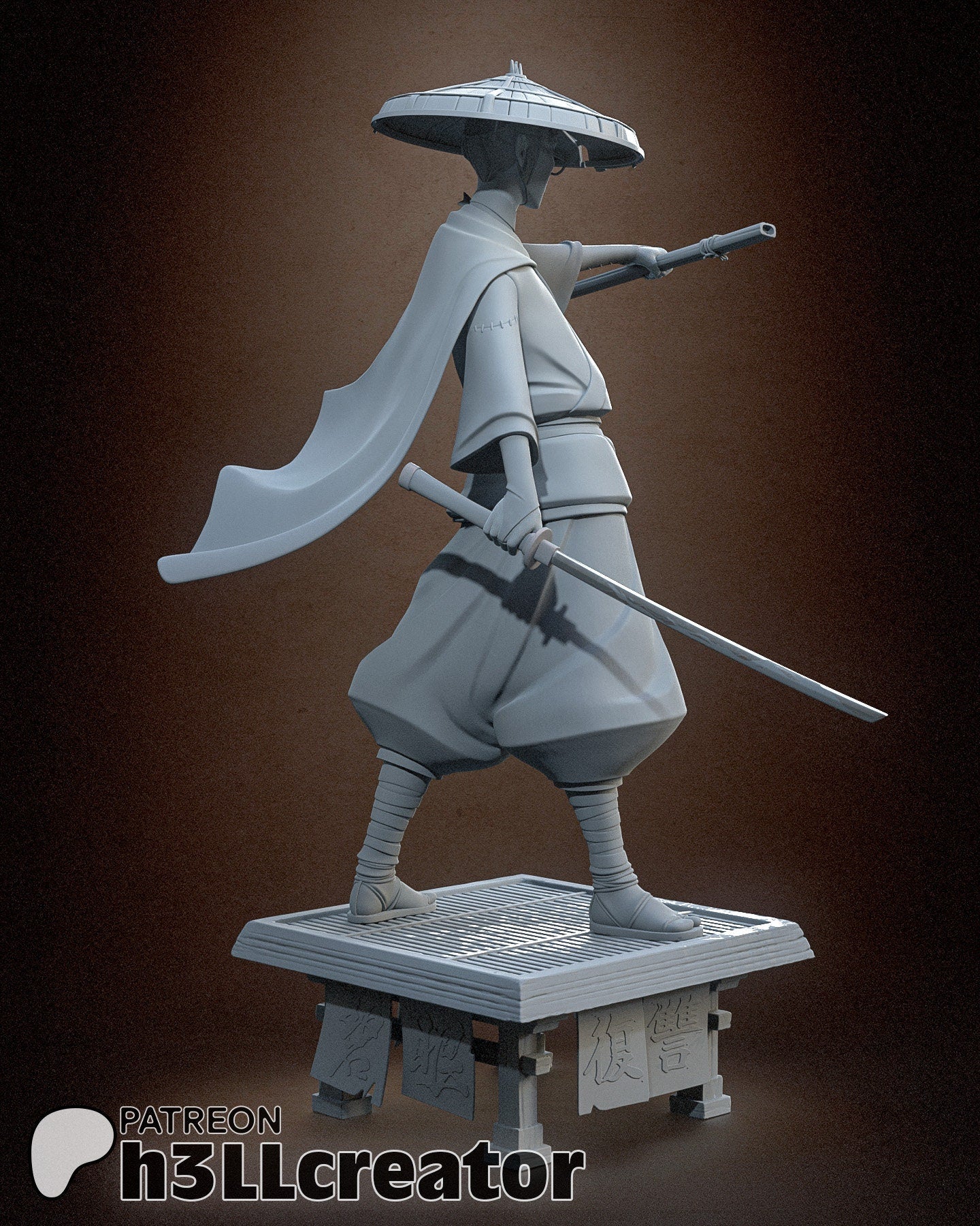 Mizu | Figurine | Model | Miniature | Historical | Japanese | Anime | Samurai |
