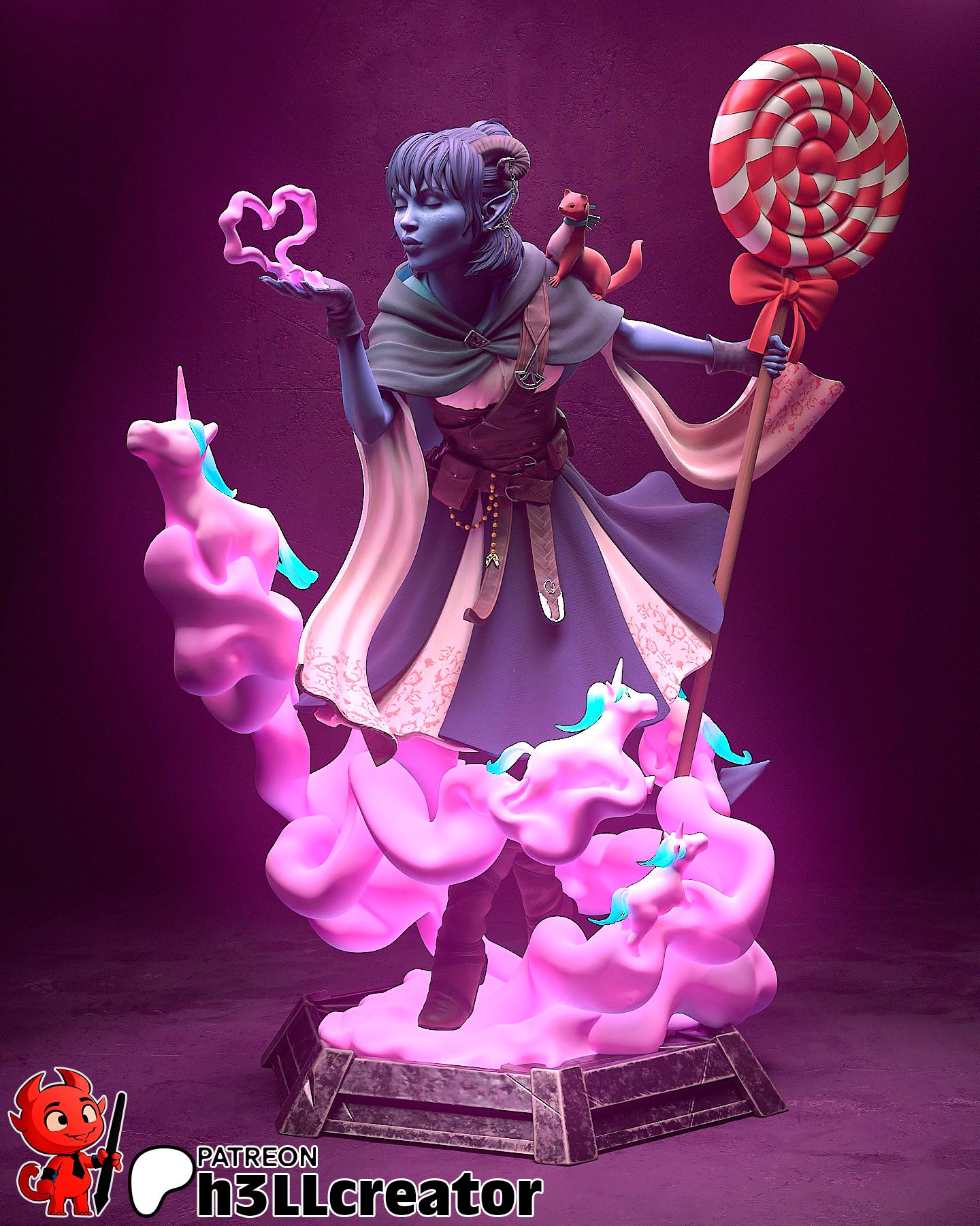 Jester | DnD | Mighty Nein | Fantasy | Tiefling | Traveler | Magic | Mage |
