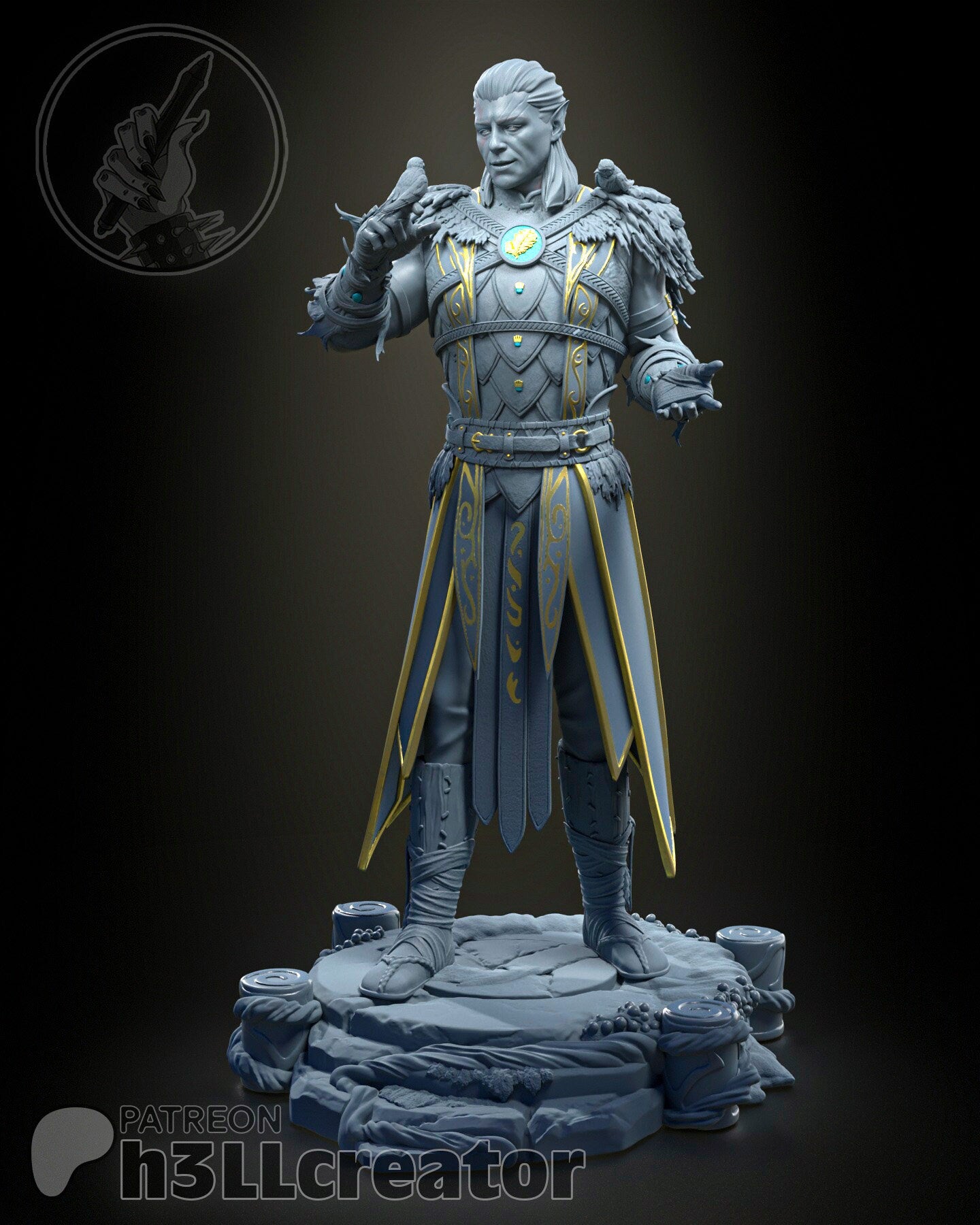 Halsin | Dungeon and Dragons | DnD | Baldurs Gate 3 | Fantasy | Druid | Wizard | Sculpture |