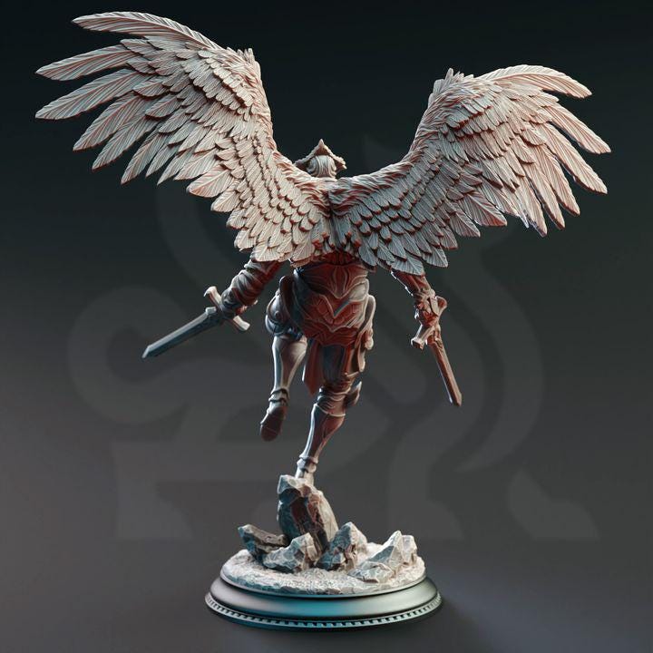 Angels | DnD | Hero | Magic | Fantasy | Angelic | Warrior | Fighter | Paladin | Cleric | NPC | Pathfinder | Tabletop |