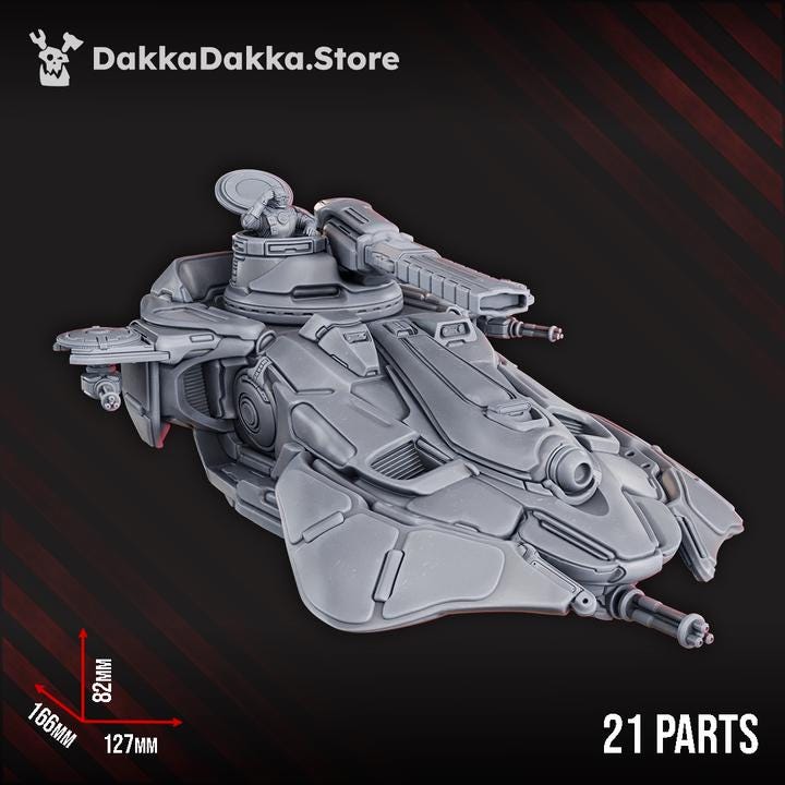 Proxy Tau | APC | Tank | Hover Tank | Fantasy | Wargaming | Tabletop Gaming | Sci-Fi |