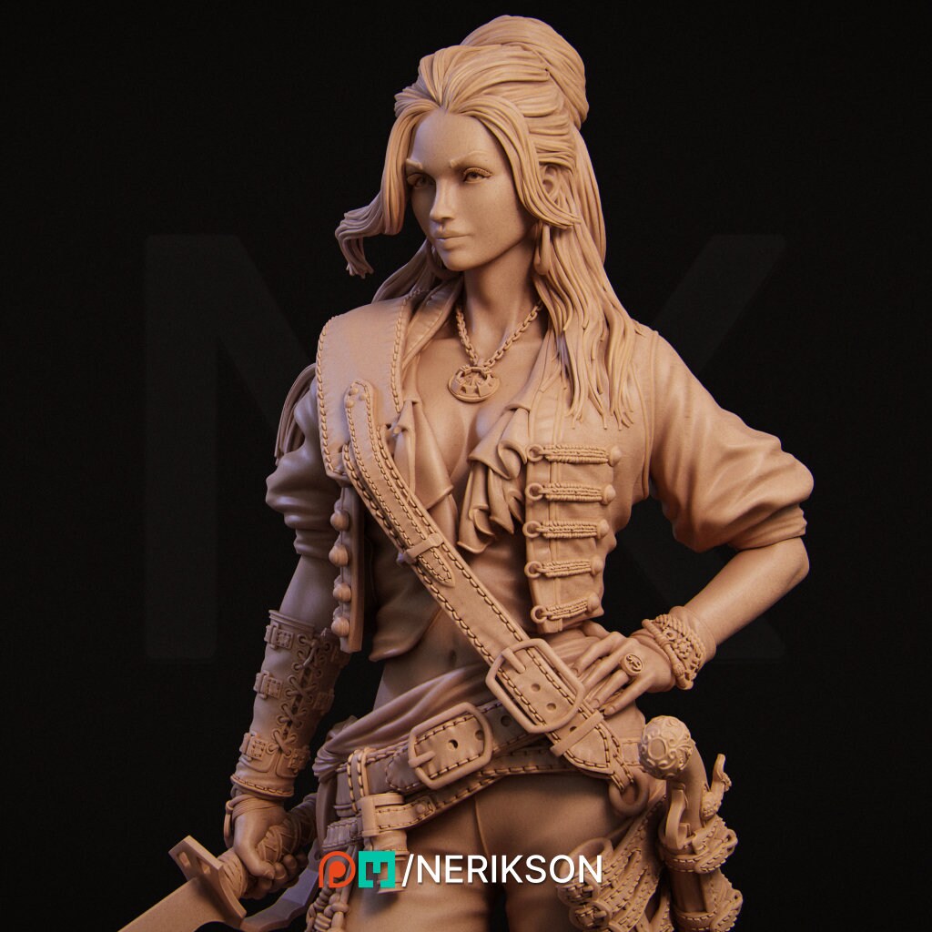 Mariana | Female Pirate | Pirate | Fantasy | Medieval | Seven Seas | Sea Life | Sea | Adventure | Treasure Chest | Rouge |