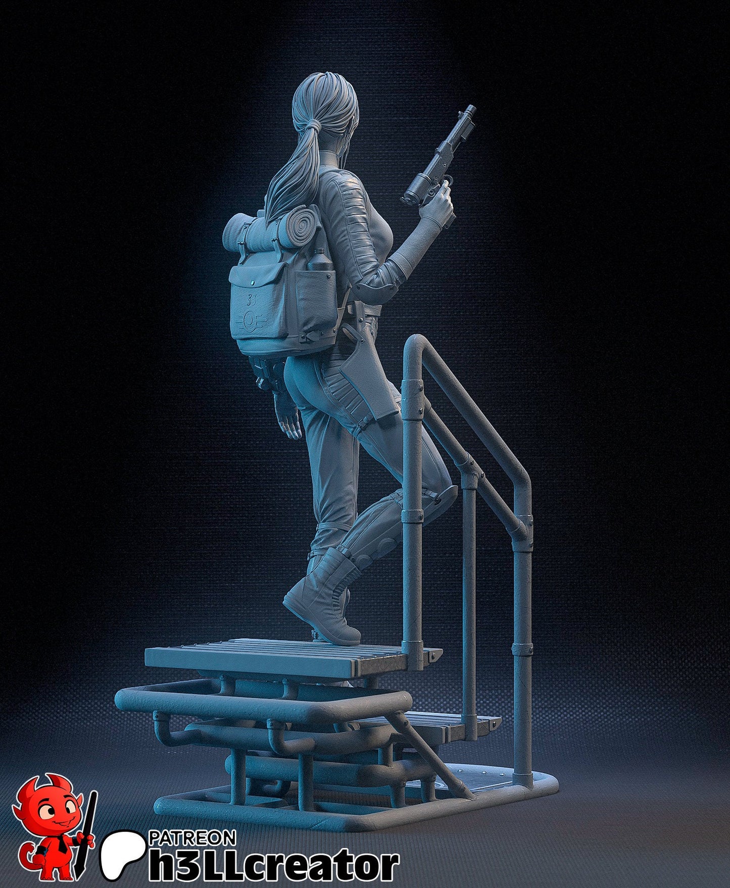 Lucy | Fallout | Fantasy | Wasteland | Wonderer | Sci-Fi | Future | Apocalypse | Nuclear Fallout | Adventure | Model | Scenery |
