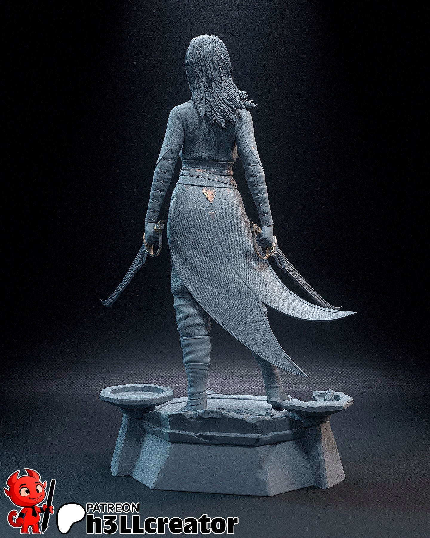 Jaheira | Fantasy | Druid | Magical | DnD | Dungeon and Dragons | Video Game |  Baldur's Gate 3 | Magic | Mage | Warrior | Fighter | Swords