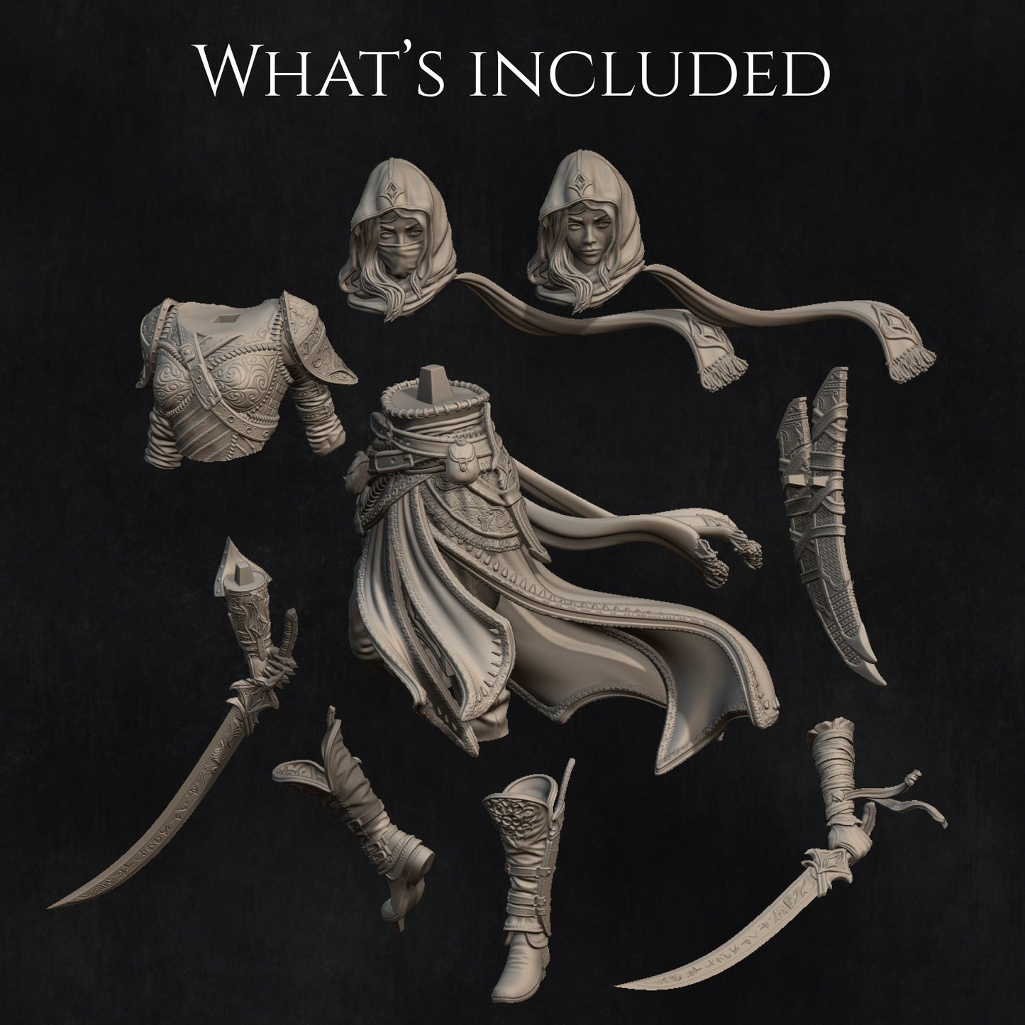 Artemisia and Nasir Male Assassin Female Assassin Hidden Order Husband Wife Rogue Sibling Assassins Assassins Creed Highly Detailed