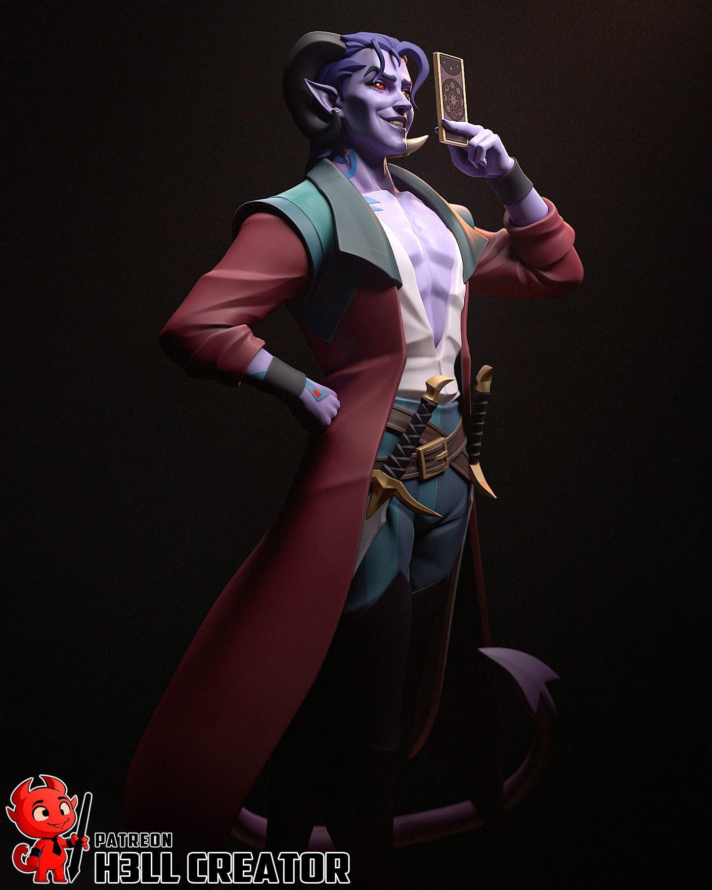 Mollymauk | Fantasy | DnD | Tiefling | Mage | Power | Magic