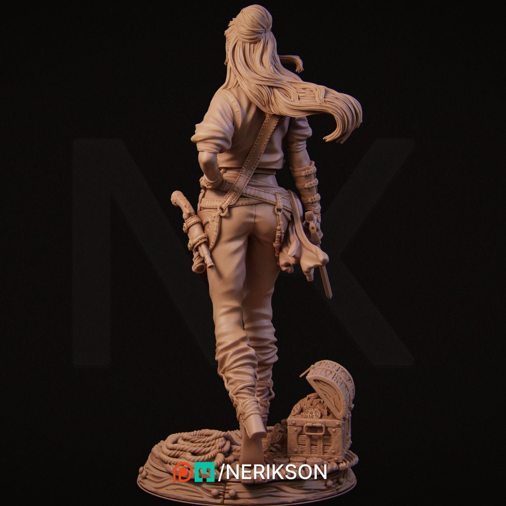 Mariana | Female Pirate | Pirate | Fantasy | Medieval | Seven Seas | Sea Life | Sea | Adventure | Treasure Chest | Rouge |