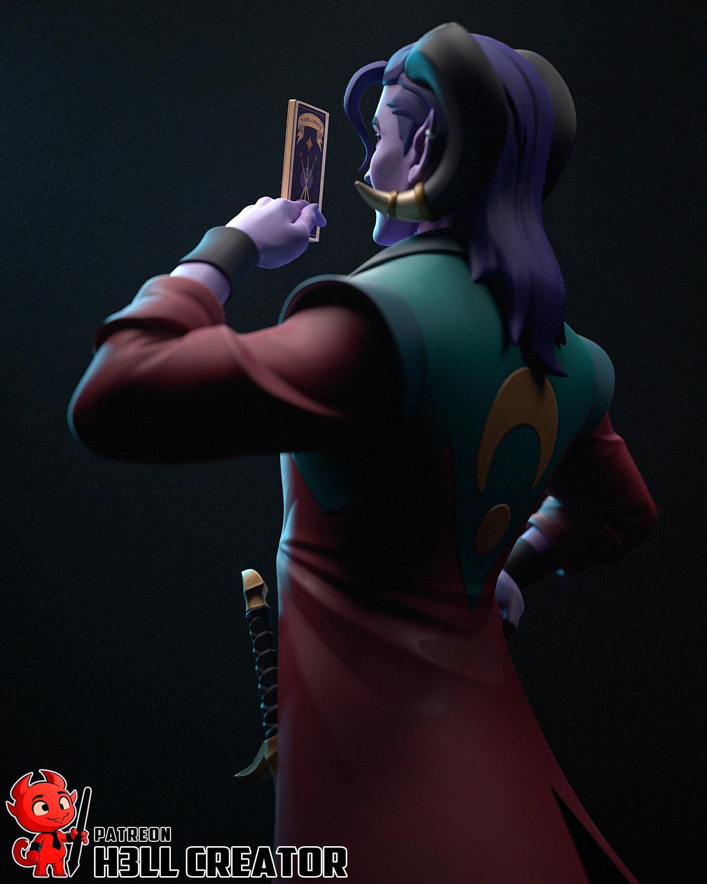 Mollymauk | Fantasy | DnD | Tiefling | Mage | Power | Magic