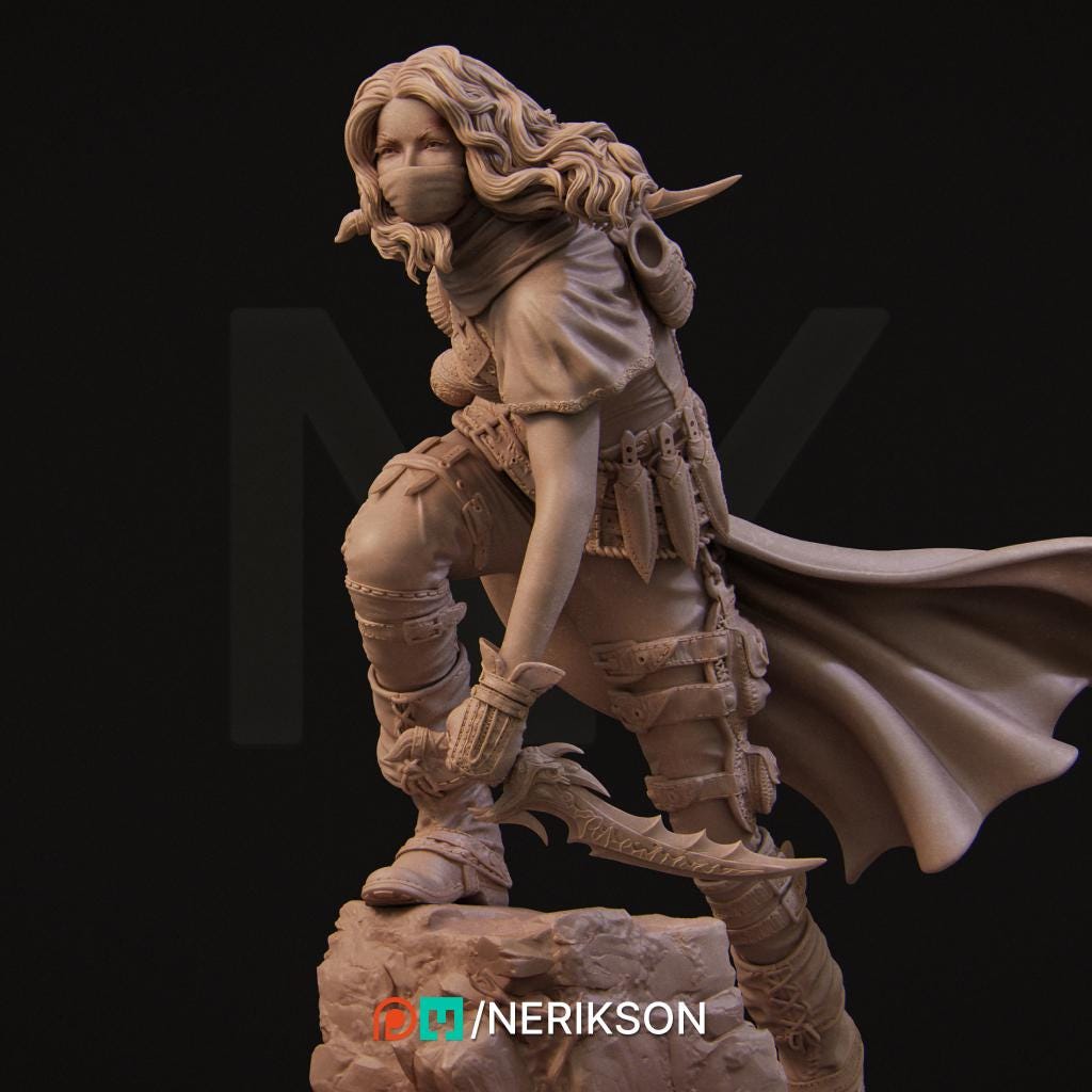 Assassin | Female | Enika | Female Assassin | Fantasy | Daggers | Thief | Rouge | Burglar |