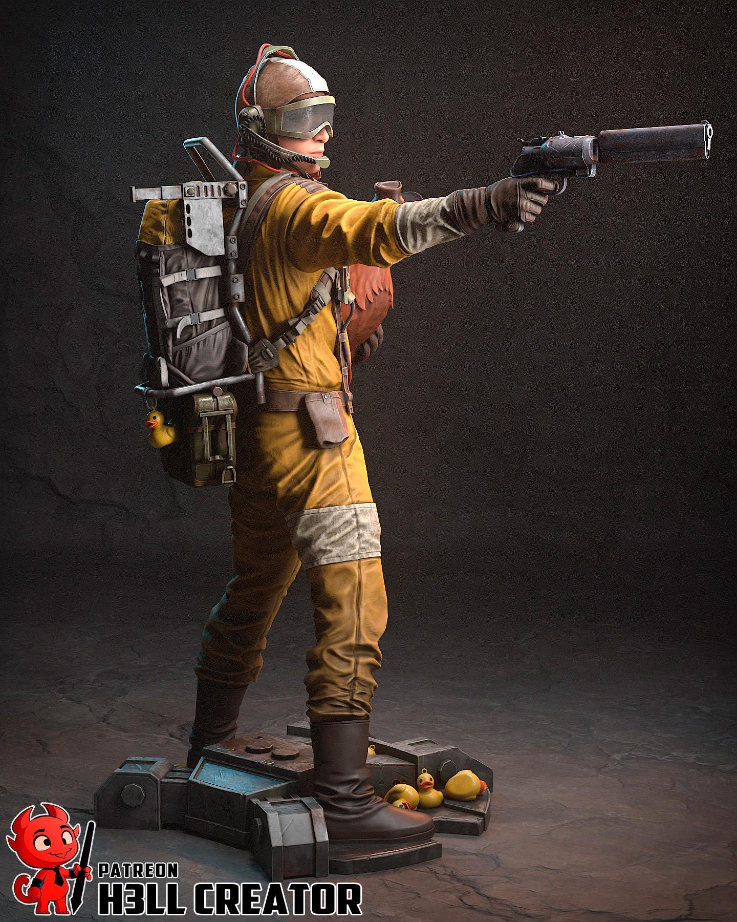 Arc Raider | Sci-Fi | Battle Royale | Fiction | Fighter | Chicken | Prize | GOOP |
