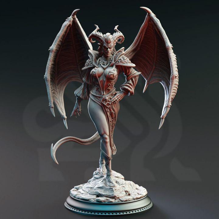 Succubus | Demoness | Fantasy | DnD | Tabletop | Female | Magic | Wizard | Sorceress |
