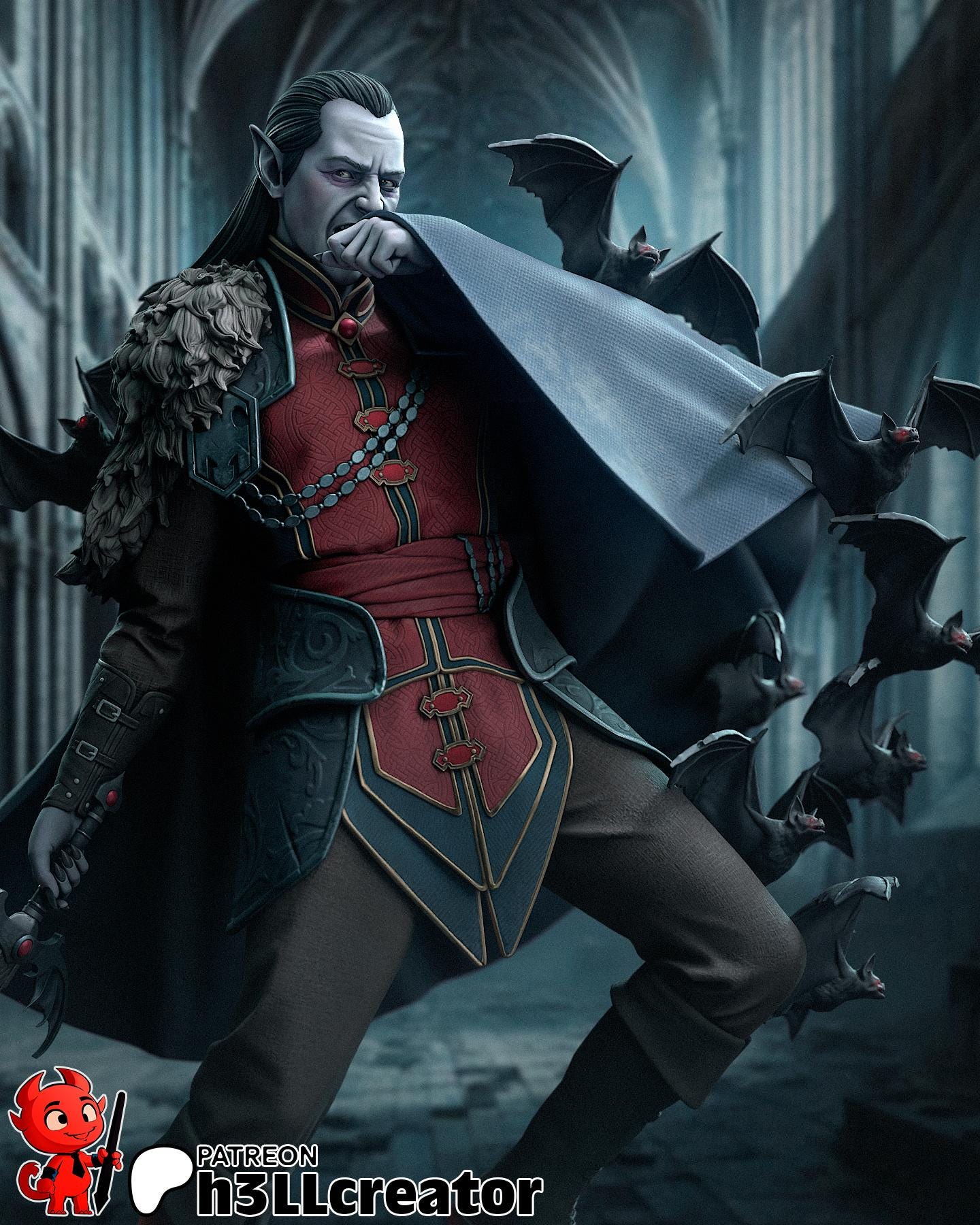 Strahd | Dungeon and Dragons | Curse Of Strahd | Fantasy | Tabletop | DnD | Model | Vampire | RPG