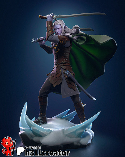 Drizzt | Dungeon and Dragons | Fantasy | Drow | Elf | Mythical | mystical |