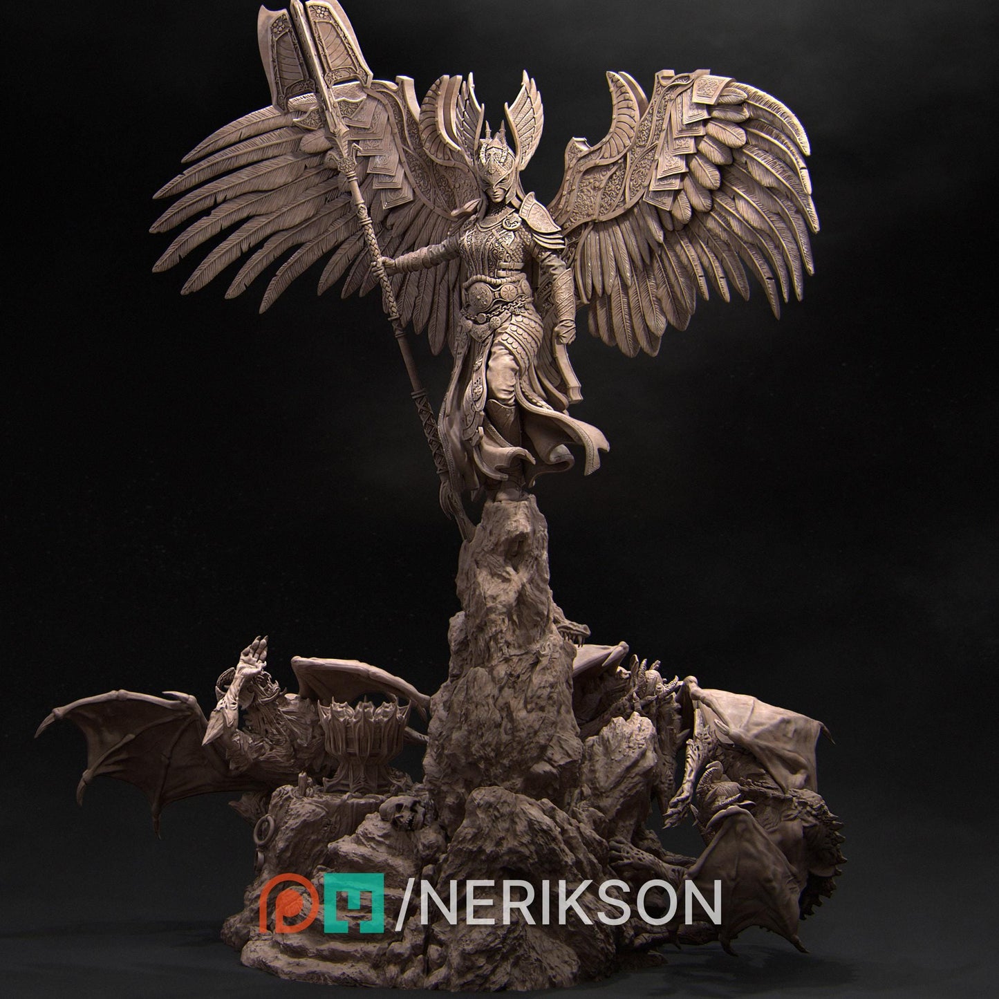 Revna | Valkyrie | Norse | Shield Maiden | Fantasy | Myth | Mythos | Spiritual | Warrior | Fighter | Angelic | Angel |  Nordic | Folk Lore |