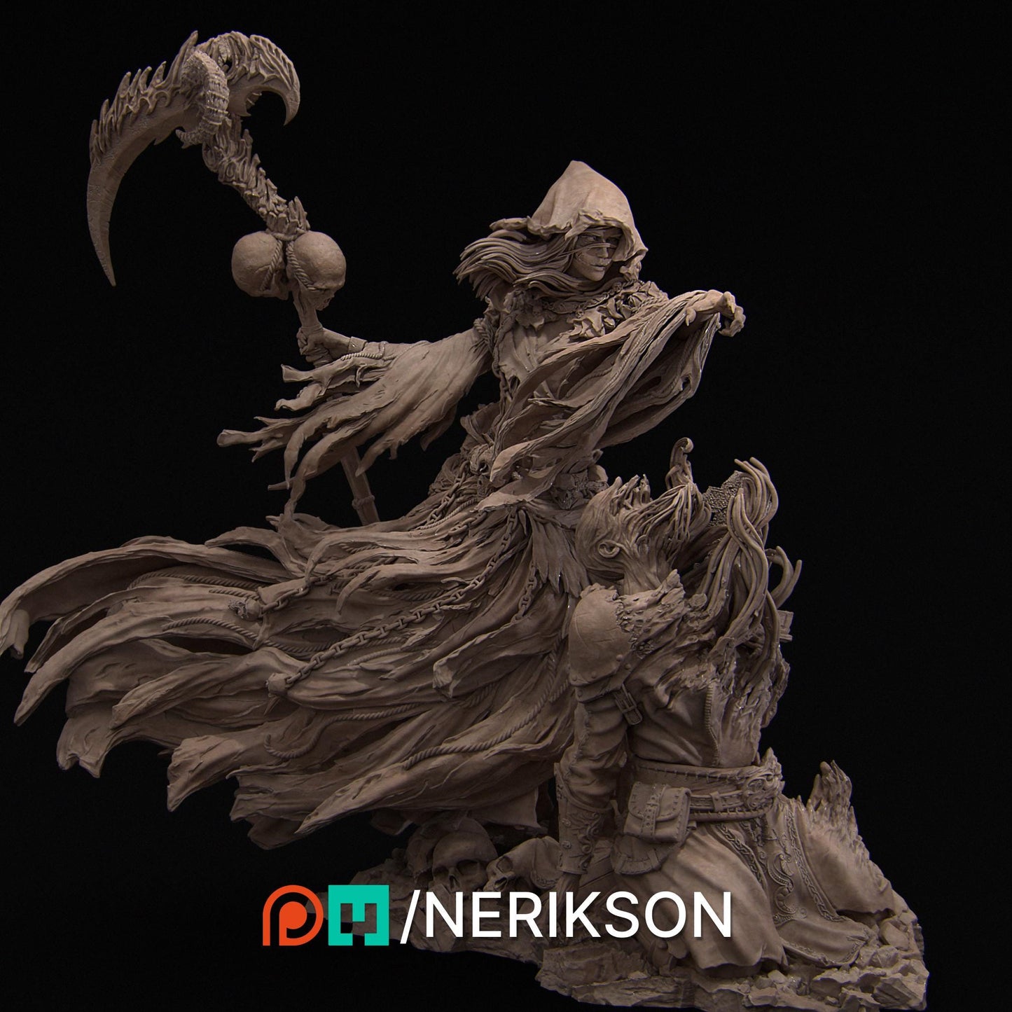 Reaper | Grim Reaper | Fantasy | Death | Lore | DnD | Tabletop | Figure | Model | Character | Soul Harvesting | Necromancer