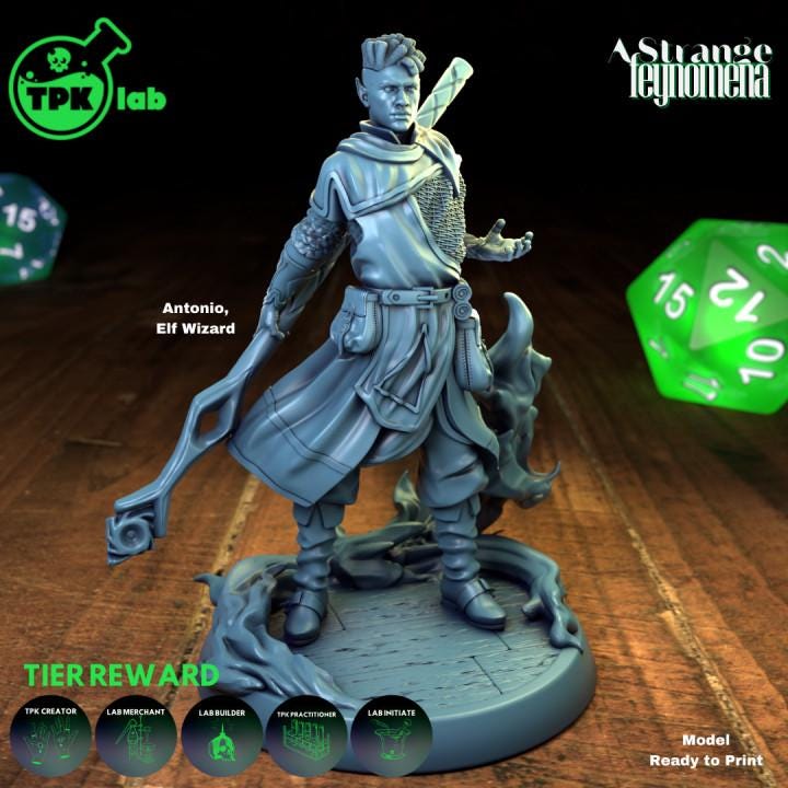 Elf | Wizard | Magic | Magi | Fantasy | DnD | Medieval | Tabletop | RPG | Pathfinder | Mini | Miniature |