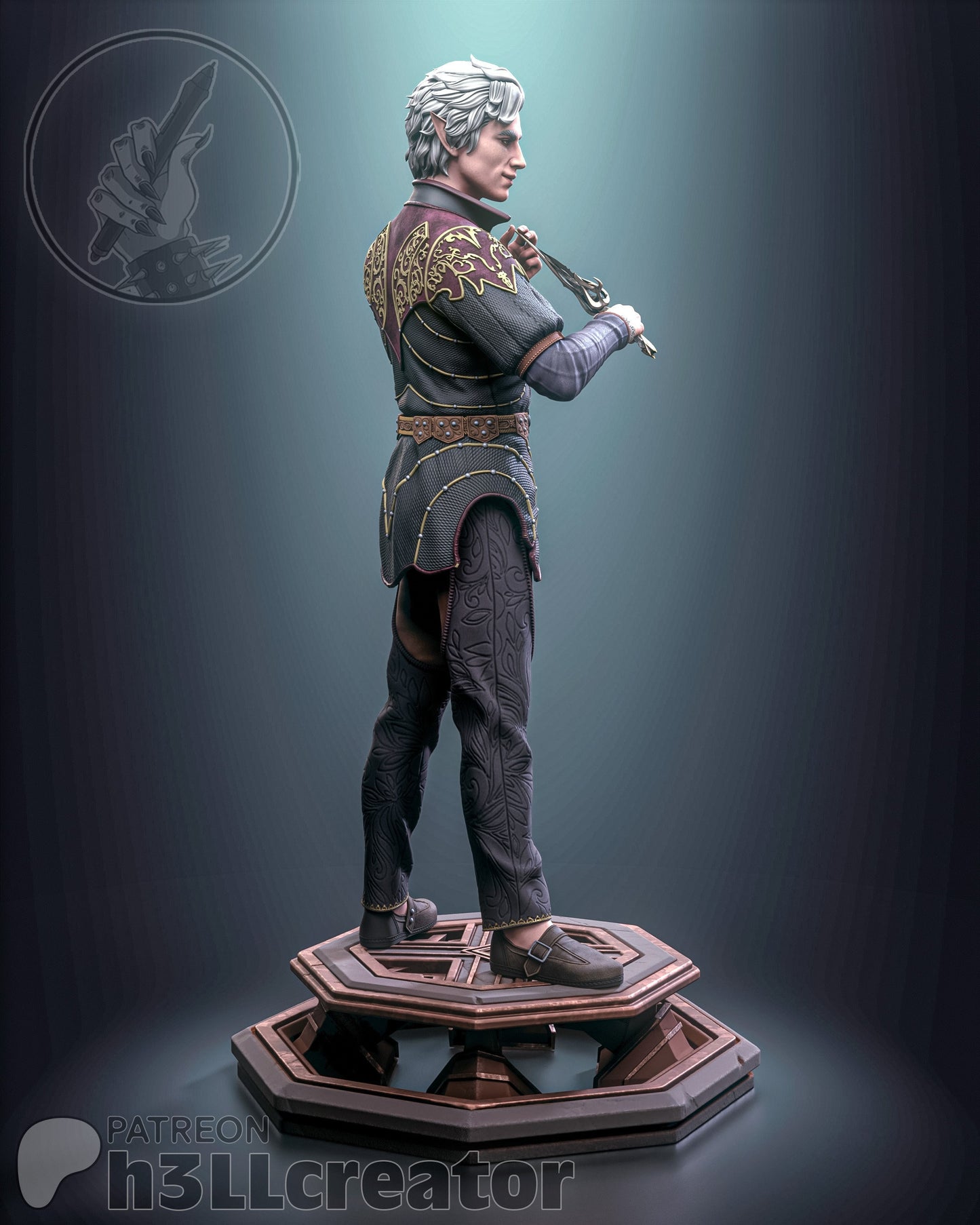 Asterion | Baldur's Gate | Vampire | Rouge | Archer | Fantasy | DnD | Dungeon & Dragons | Model | Figure |